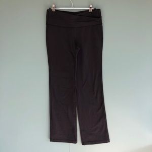 Lululemon Astro Flare Yoga Pants Solid Black Sz 6